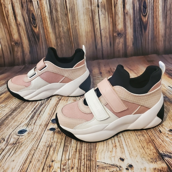 Michael Kors Keeley Scuba Mesh and Snake-Embossed Nubuck Trainer - Picture 2 of 10